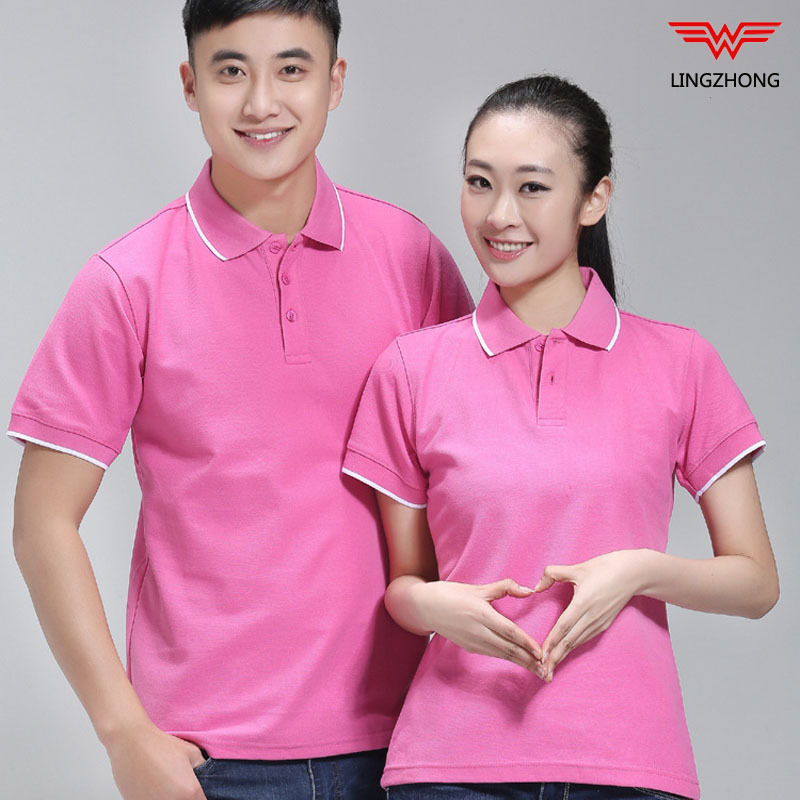 工作廠服定做 男女短袖純色翻領T恤 純棉廣告衫 班服文化衫定製批發・進口・工廠・代買・代購