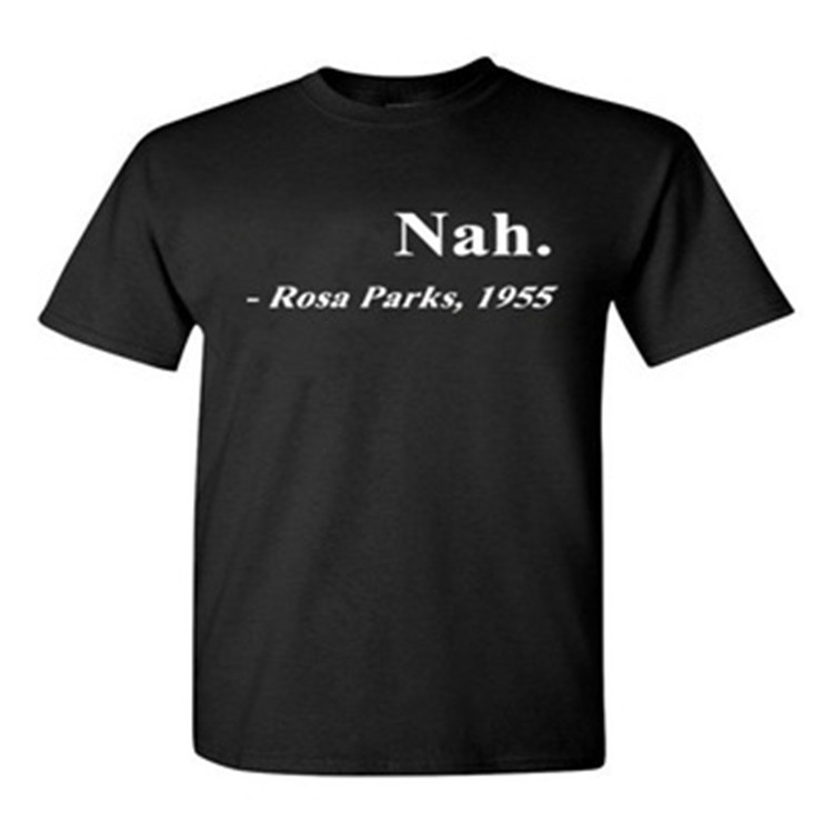 速賣通滌棉爆款歐美街頭個性字母 rose parks.1955男女短袖T恤批發・進口・工廠・代買・代購
