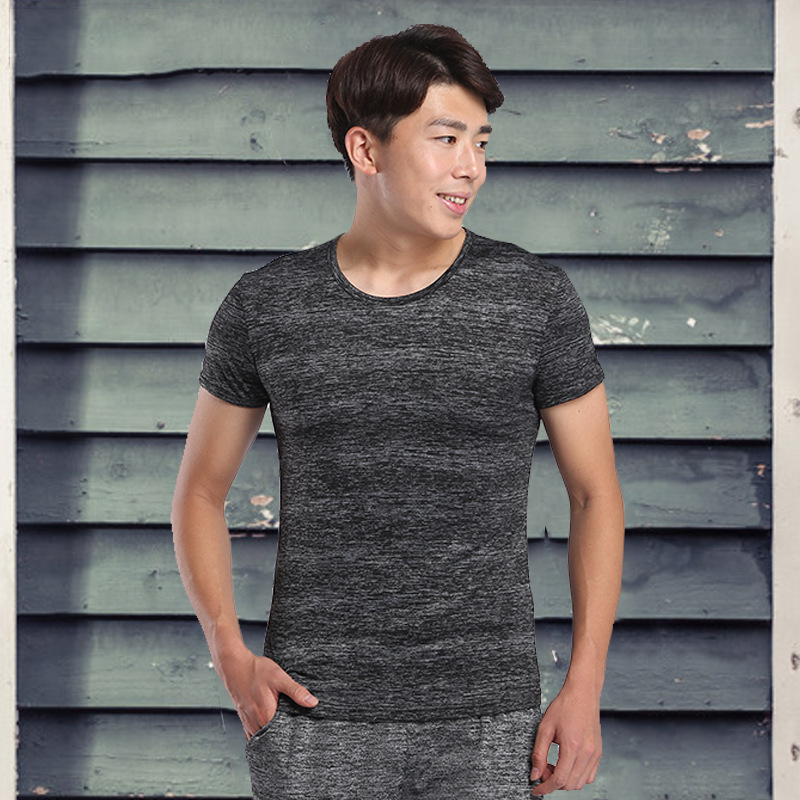 2017春季韓版男士修身短袖t恤 男式休閒圓領純棉T恤廠傢直銷批發工廠,批發,進口,代購