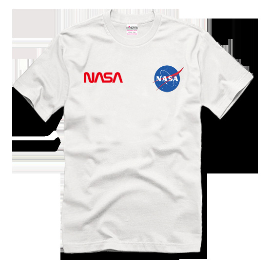 NASA T恤 銀河系 航空航天太空星空LOGO 標志 科技 男女短袖 T恤工廠,批發,進口,代購