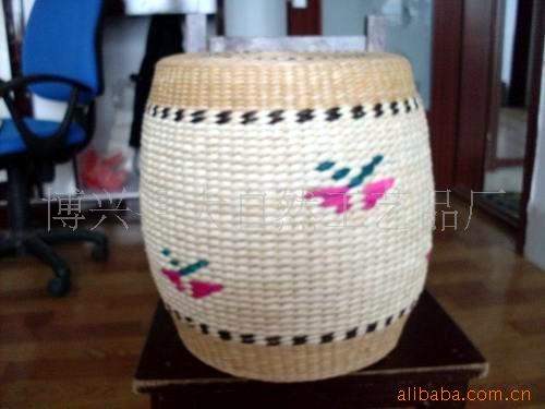 廠傢直銷生產供應天然綠色草編工藝品 儲物箱批發・進口・工廠・代買・代購