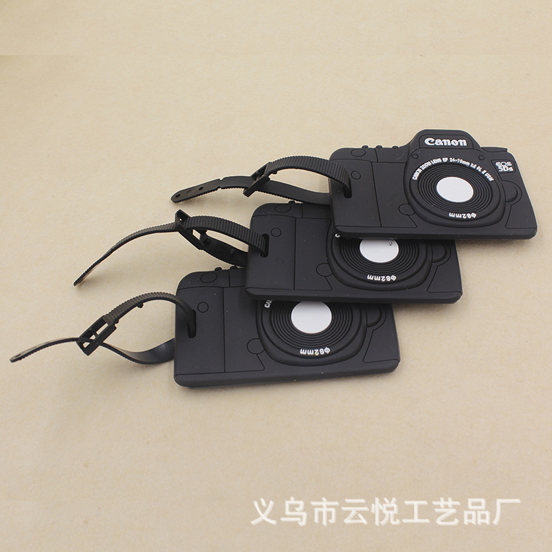廠傢直銷高檔pvc行李 相機行李牌 佳能相機吊牌 旅行箱識別牌工廠,批發,進口,代購