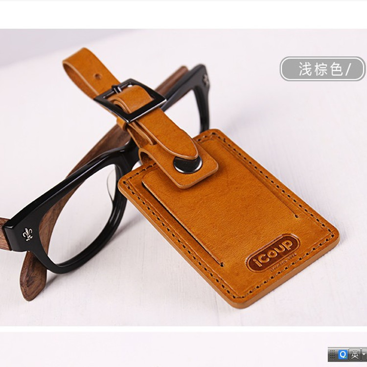 廠傢訂做頭層牛皮吊牌登機牌 復古真皮行李牌旅行掛牌 定製LOGO批發・進口・工廠・代買・代購