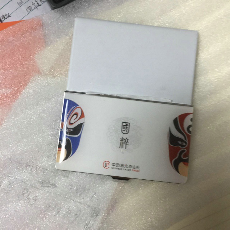 專業名片夾單色印刷不銹鋼時尚創意金屬名片盒鏡麵拉絲批發LOGO工廠,批發,進口,代購