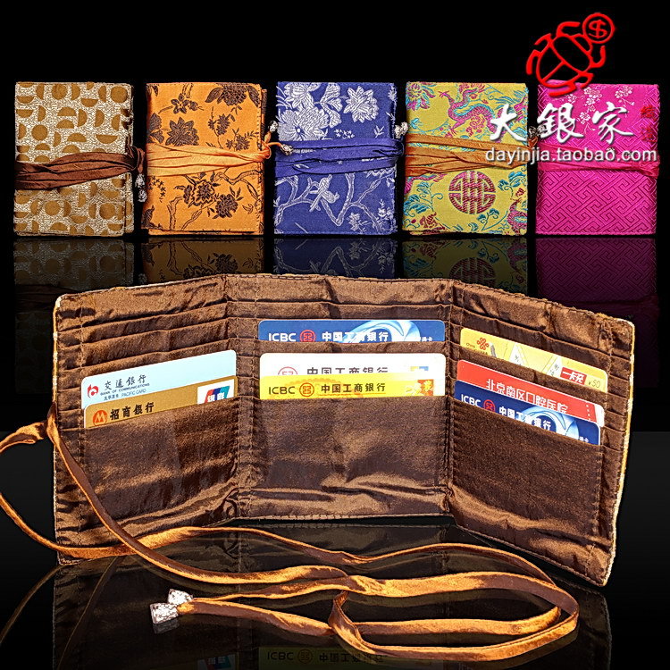 中國風女士折疊多卡位 卡包袋 名片夾 護照證件夾迷你手拿包批發・進口・工廠・代買・代購