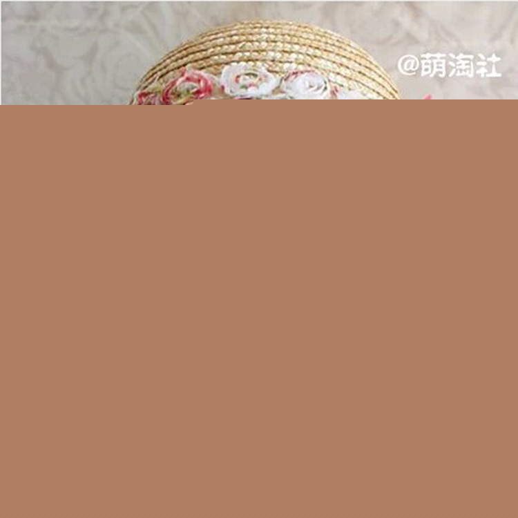 廠傢直銷2016夏季兒童親子帽子大花朵沙灘帽麥稈兒童帽子親子工廠,批發,進口,代購