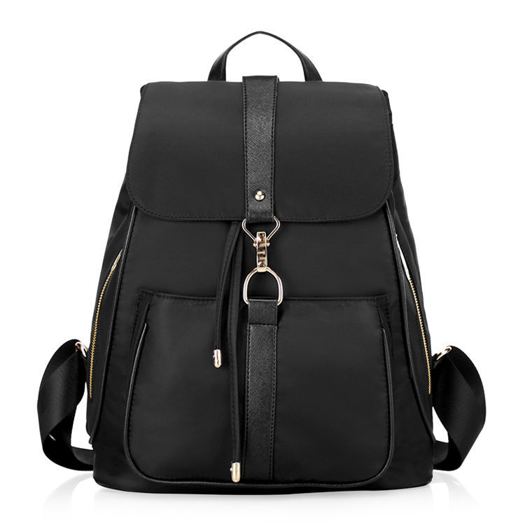 2016夏季新款女包黑色牛津佈雙肩包韓版時尚學生旅行背包一件代發批發・進口・工廠・代買・代購