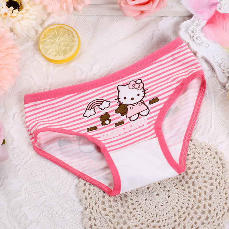可愛hello kitty兒童內褲 嬰兒寶寶全棉三角褲 女童純棉內衣內褲批發・進口・工廠・代買・代購
