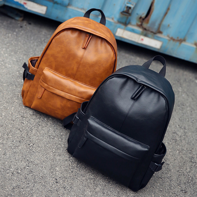 2016新款學生書包時尚韓版pu雙肩包電腦背包一件代發工廠,批發,進口,代購