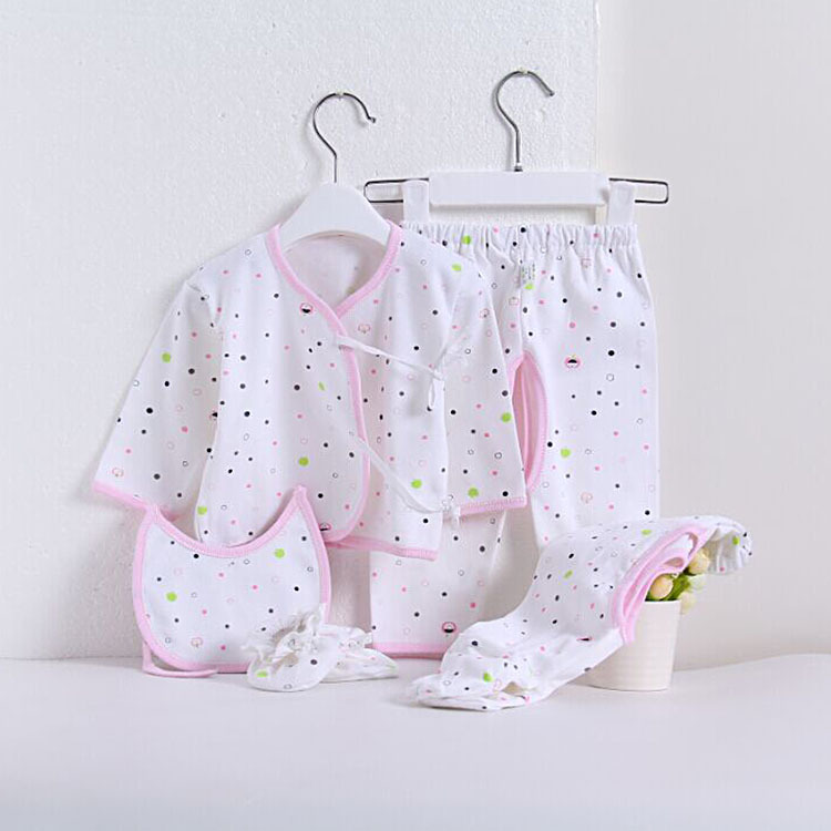 新生兒內衣5件套禮盒 嬰兒衣服純棉春秋裝 0-3個月寶寶和尚服批發批發・進口・工廠・代買・代購