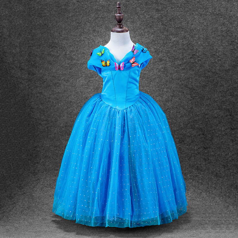 一件發 灰姑娘Cinderella女童禮服裙公主裙 仙蒂 蓬蓬裙連衣裙子批發・進口・工廠・代買・代購