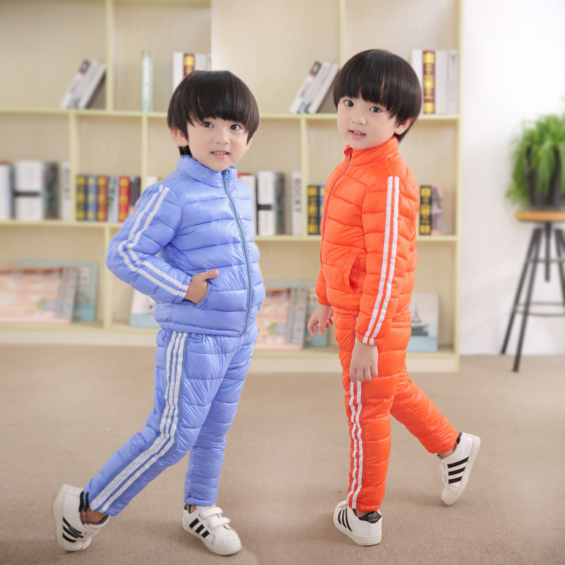 2016新款童裝運動套裝兒童棉服兩件套男童女童中小童寶寶棉衣棉褲工廠,批發,進口,代購