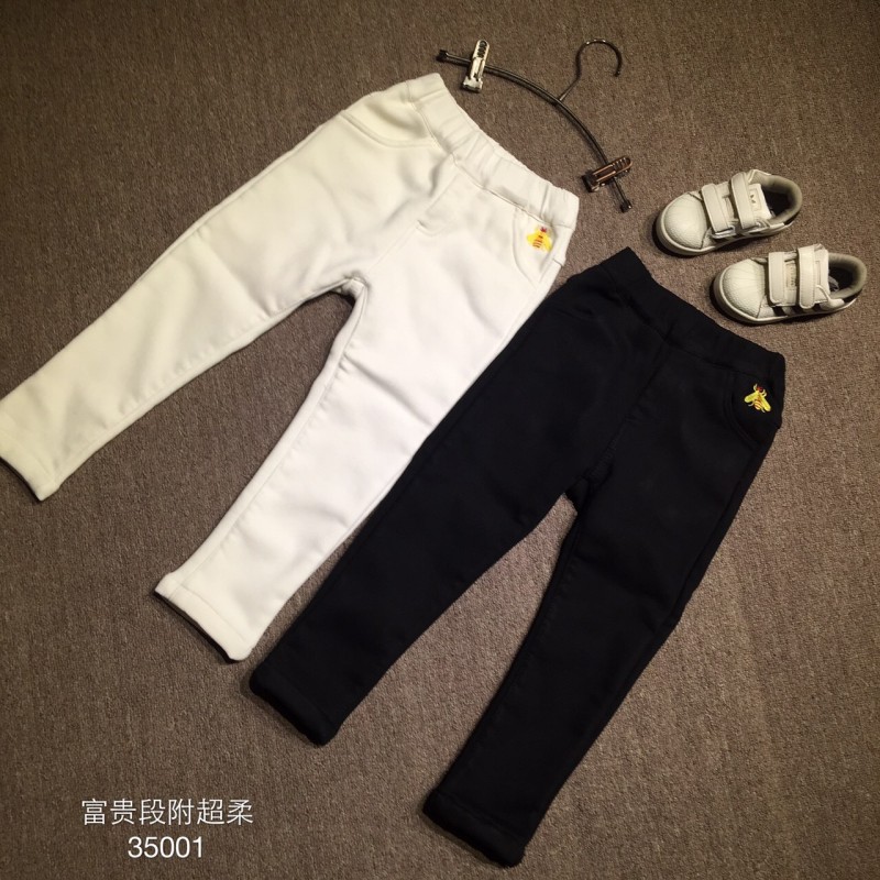 貝貝說童裝廠傢直銷冬款超柔修身小腳百搭韓版潮流加絨純棉鉛筆褲批發・進口・工廠・代買・代購