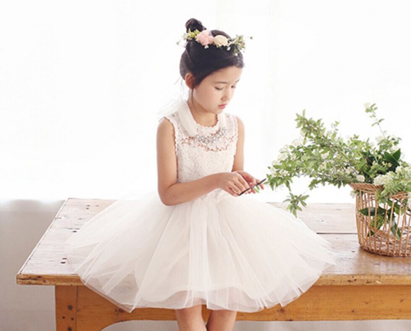 品質童裝夏季新品童裙高端定製韓版蕾絲兒童公主無袖連衣裙1630工廠,批發,進口,代購