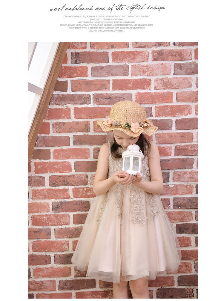 韓版新款兒童演出禮服裙婚紗裙短袖女童禮服公主裙蓬蓬裙花童禮服工廠,批發,進口,代購
