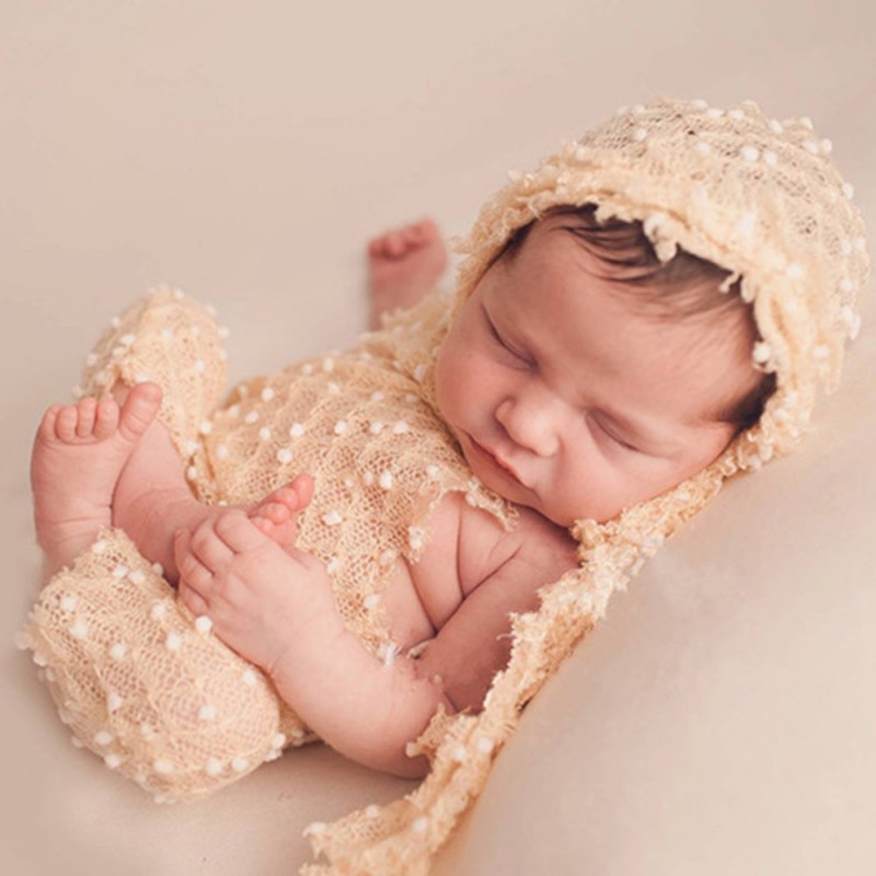 嬰幼兒套裝針織攝影服2件套秋季新款菱形格子帽系帶批發・進口・工廠・代買・代購