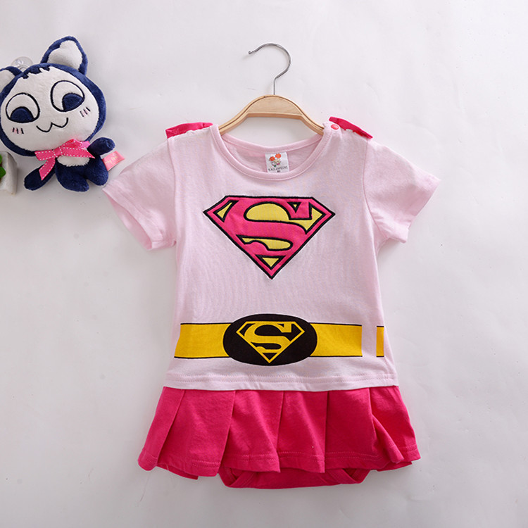 2017新款嬰兒連身衣寶寶潮服超人連身衣嬰兒全棉三角哈衣爬服工廠,批發,進口,代購