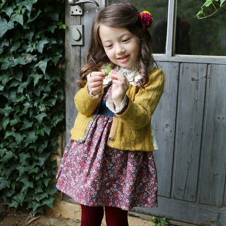 童裝代銷一件代發 女童2015春季韓版時尚百搭外套針織開衫H1802批發・進口・工廠・代買・代購