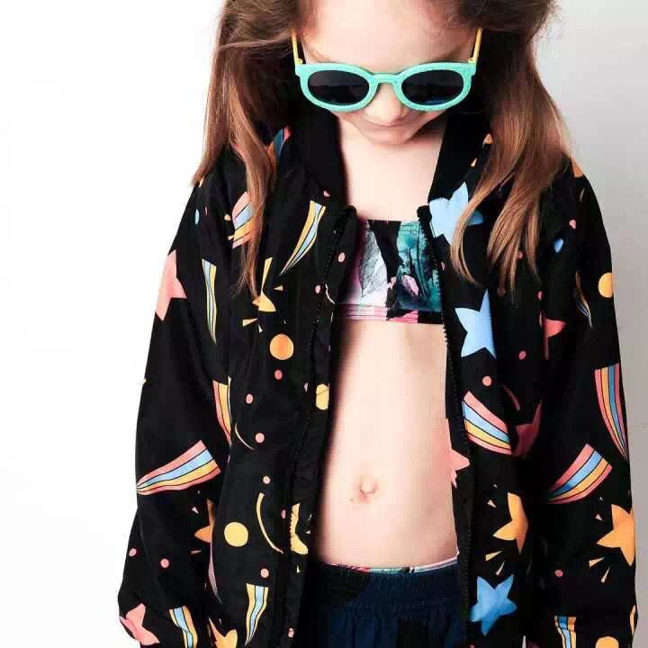 童裝外套 2016年星星印花加棉秋冬親子兒童外套 童裝品牌1-7歲工廠,批發,進口,代購