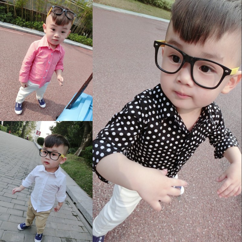 童裝2015春裝新款 韓版男童小童純棉長袖襯衫一件代發工廠,批發,進口,代購