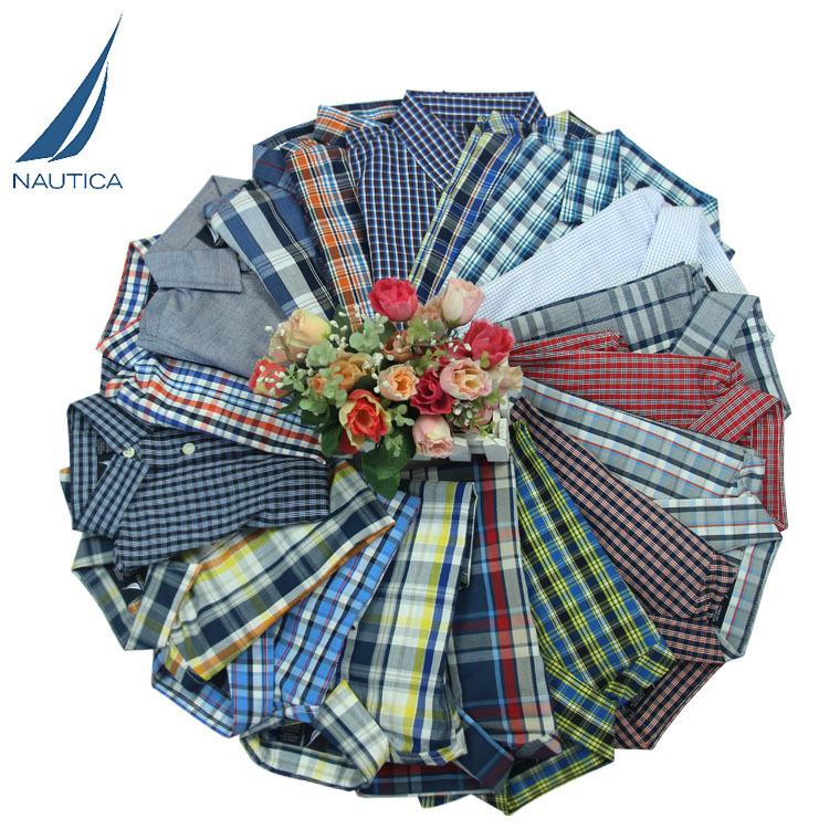 外貿原單諾帝卡nautica男童襯衫29個顏色特價0.9工廠,批發,進口,代購