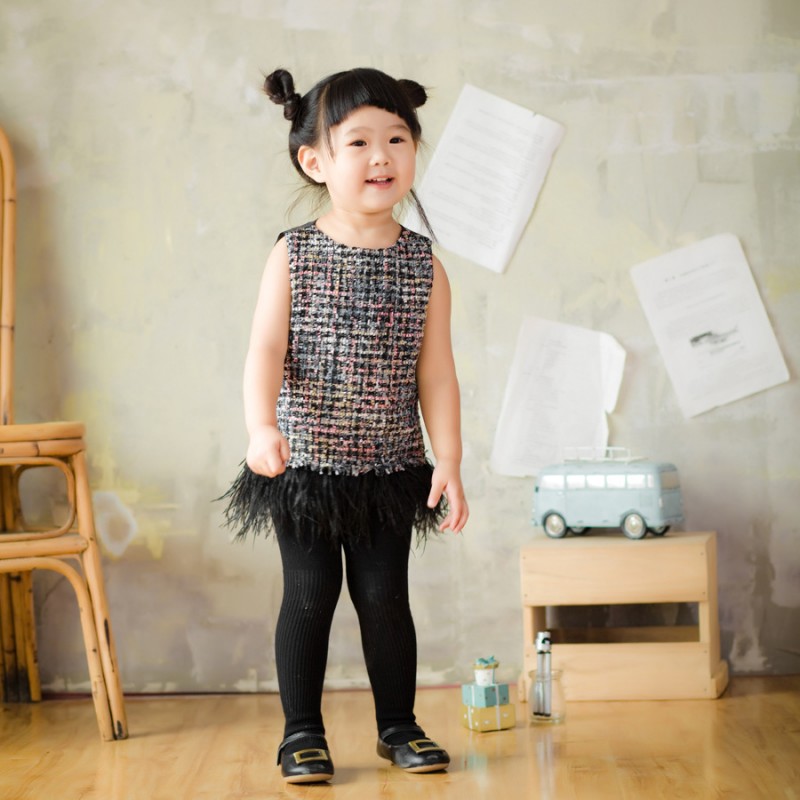 2016秋季新款小女孩裙子女童秋裝韓版連衣裙女寶寶無袖背心裙禮服批發・進口・工廠・代買・代購