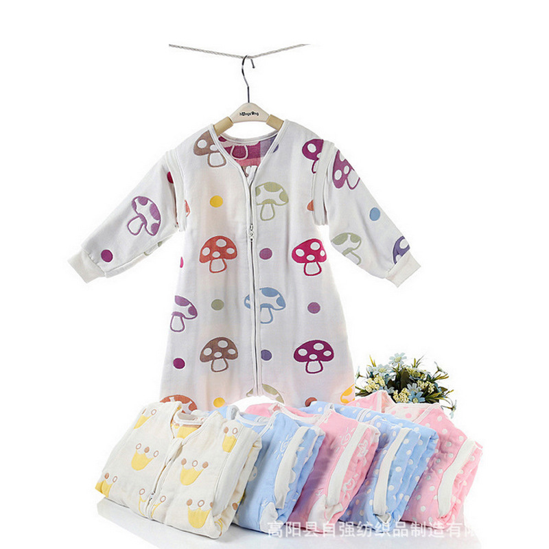 廠傢供應新品秋冬嬰幼兒六層睡袋 分腿睡袋兒童爬服防踢純棉睡袋批發・進口・工廠・代買・代購