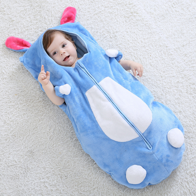 奇樂兔春秋冬嬰幼兒睡袋 外出服保暖抱被 藍星際動物造型H3215工廠,批發,進口,代購