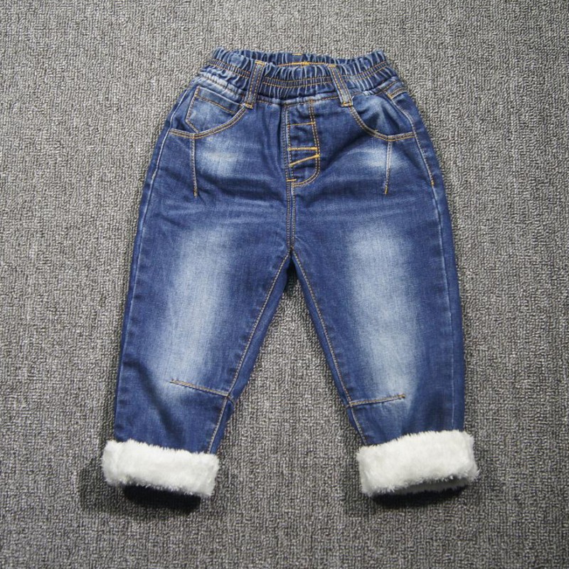 KP童裝定製16冬款加絨牛仔褲寶寶超軟牛仔褲批發・進口・工廠・代買・代購