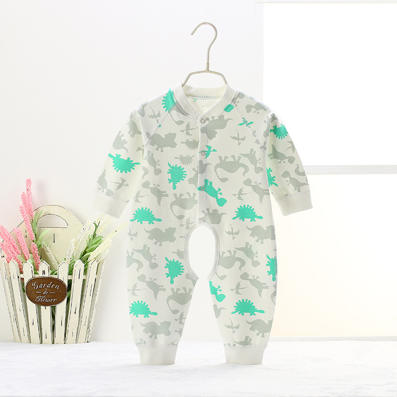 嬰兒爬行服裝 春秋新生兒衣服純棉寶寶衣服嬰兒連身哈衣一件代發工廠,批發,進口,代購
