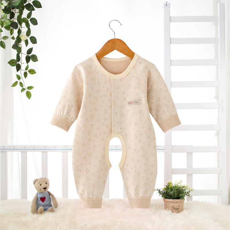 新生兒0-3-6個月爬服春夏彩棉嬰兒連身衣服純棉寶寶連身哈衣工廠,批發,進口,代購