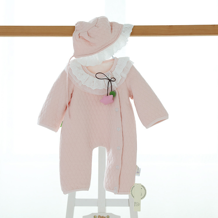 IDEA2016冬季新款童裝韓版童裝女童加絨連身衣寶寶空氣層加絨哈衣工廠,批發,進口,代購