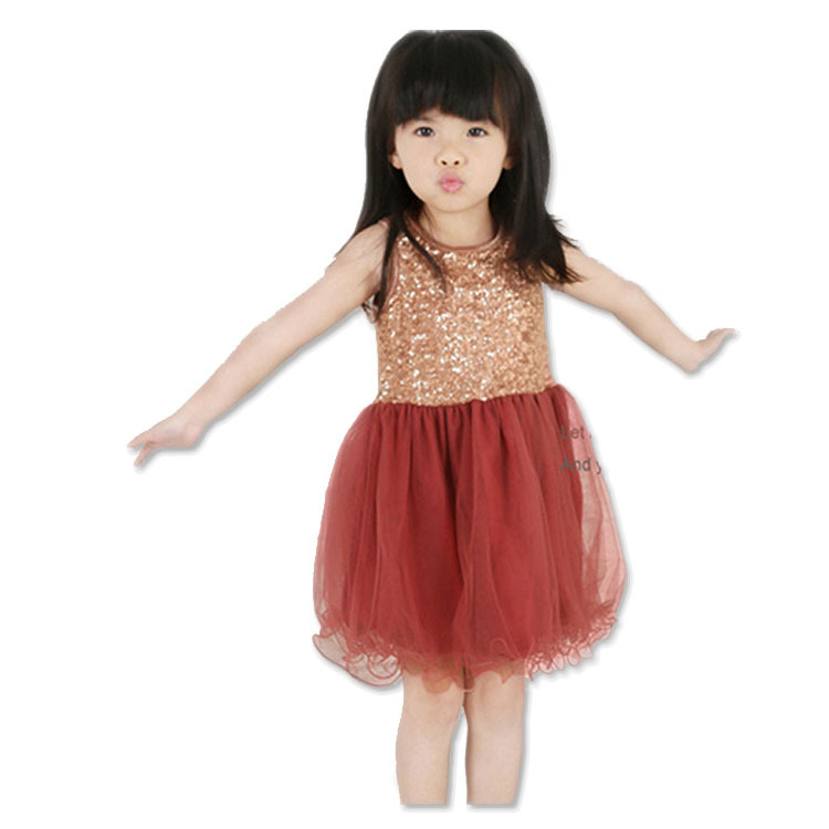品牌韓版中小童裝 批發亮片紗紗蕾絲高檔公主童裙 高檔童裝批發工廠,批發,進口,代購