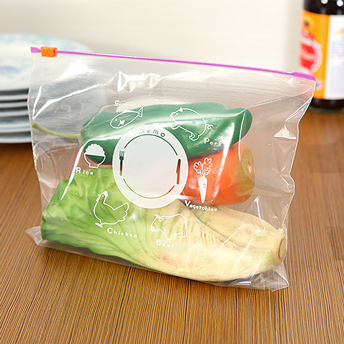 批發10個裝食品保鮮袋 密封袋 密實袋 食品袋 PVC拉扣式保鮮膜工廠,批發,進口,代購
