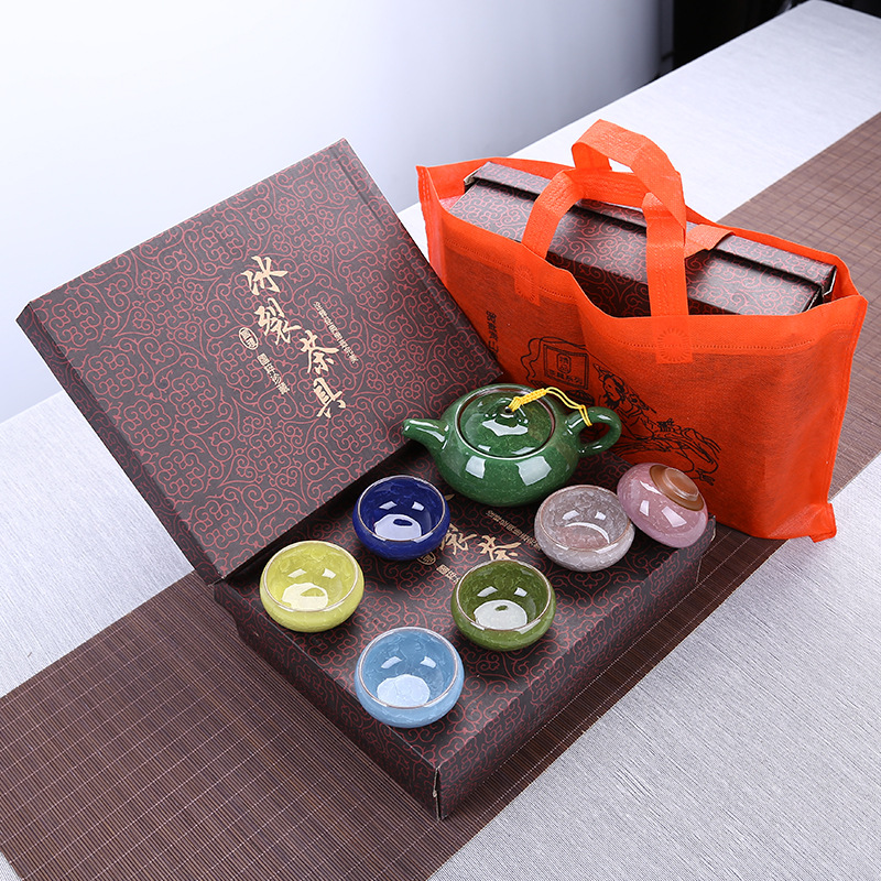 冰裂茶具套裝特價 促銷禮品功夫茶具 整套茶具 廠傢批發可加LOGO工廠,批發,進口,代購