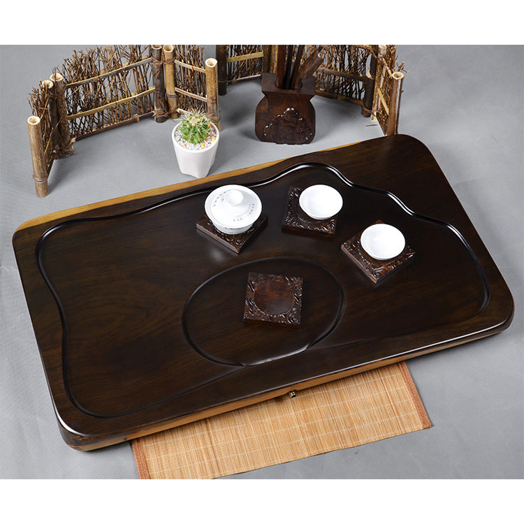 新品 特賣 黑檀木整塊實木茶盤茶海 高檔茶具 廠傢直銷批發批發・進口・工廠・代買・代購