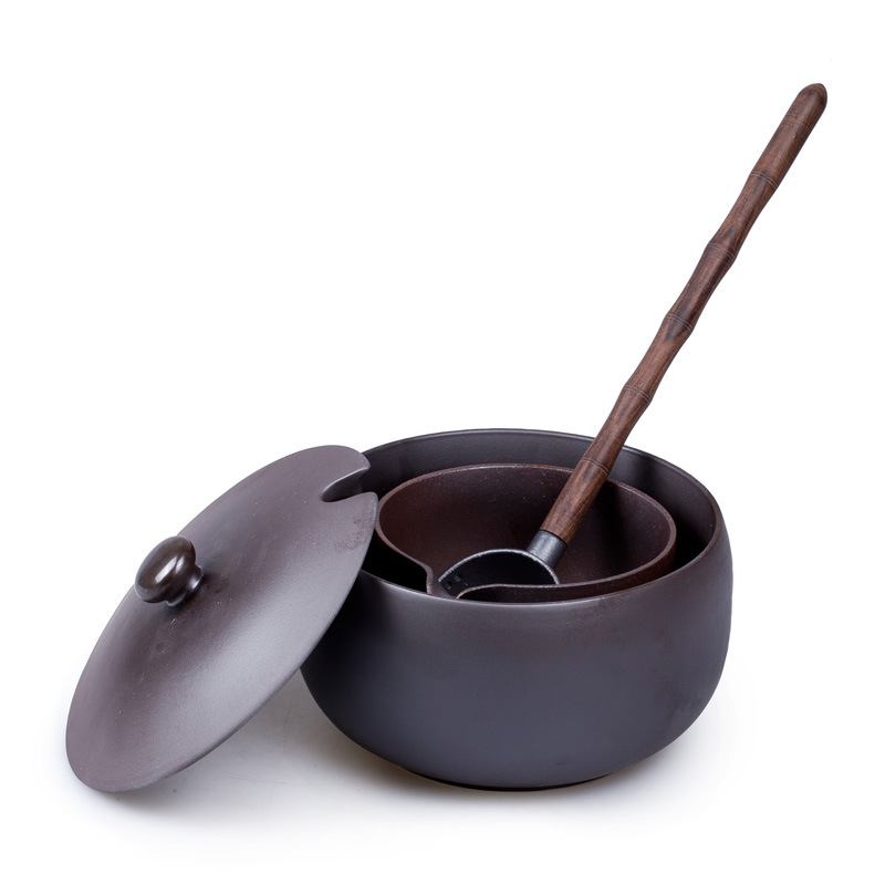 中間道煮茶器陶瓷煮茶器電陶爐茶爐迷你煮茶器溫茶碗冬天煮茶神器工廠,批發,進口,代購