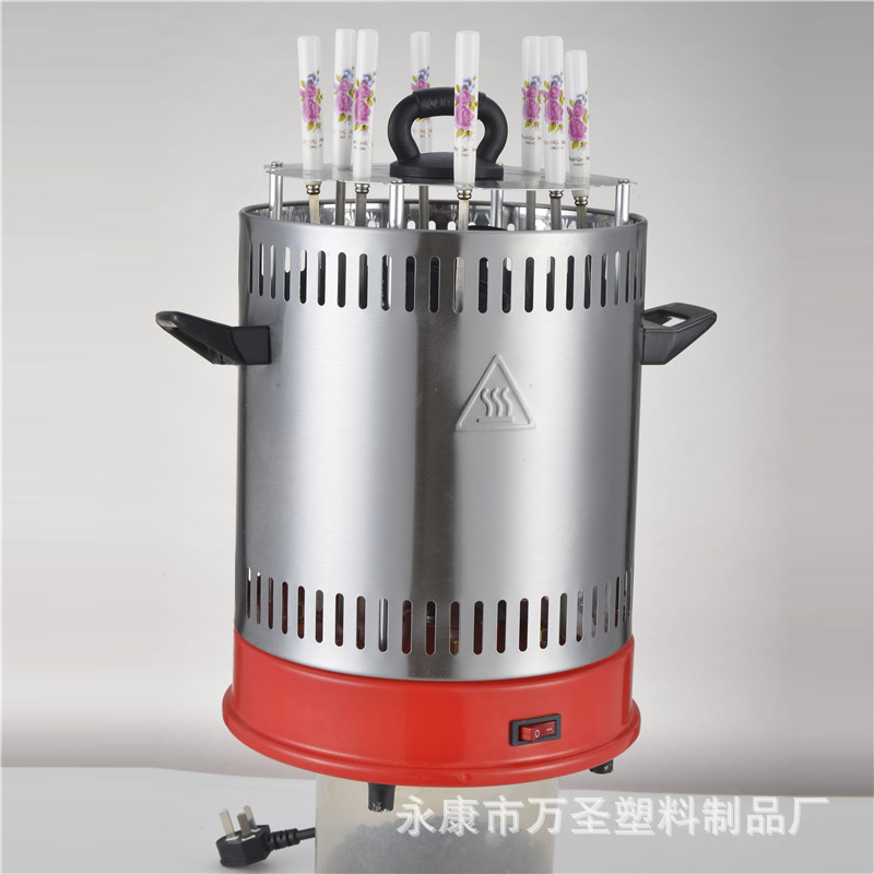 廠傢供應 立式自動旋轉燒烤爐電熱電動傢用烤肉機無油煙燒烤批發・進口・工廠・代買・代購