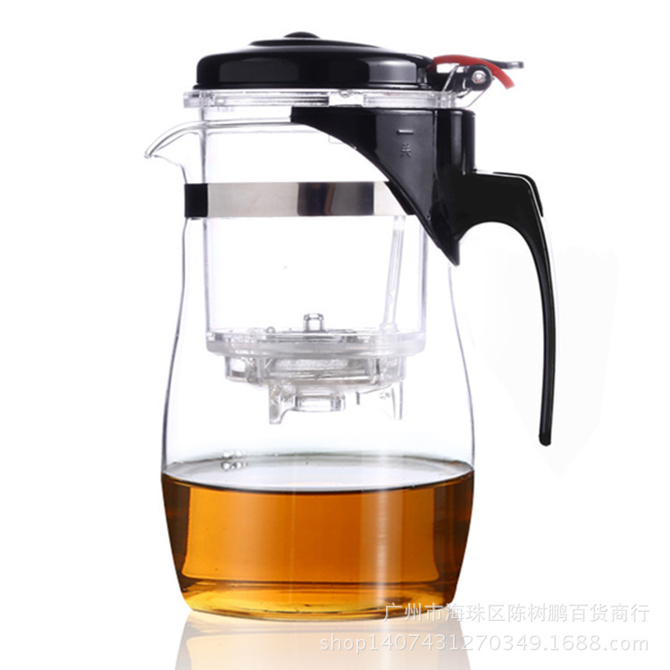 750ML雙壓泡茶玲瓏杯 玻璃過濾茶壺  茶壺禮品  十元百貨批發・進口・工廠・代買・代購