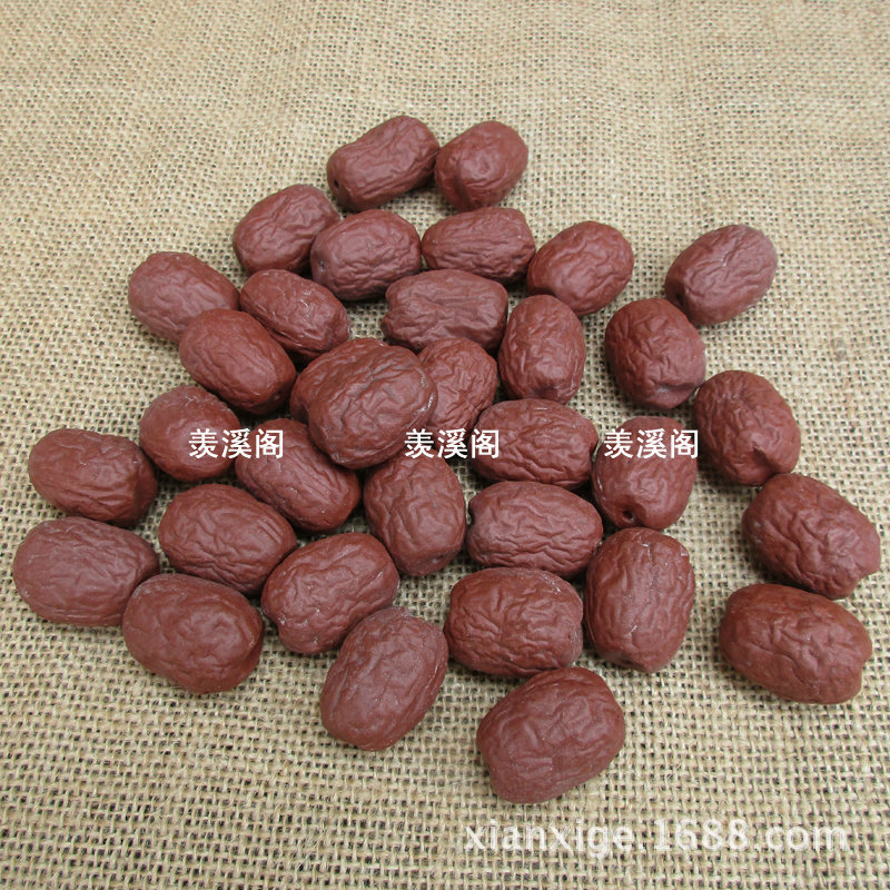 廠價直銷 一手貨源 批發宜興紫砂茶寵雕塑擺件 紫砂仿真小紅棗批發・進口・工廠・代買・代購