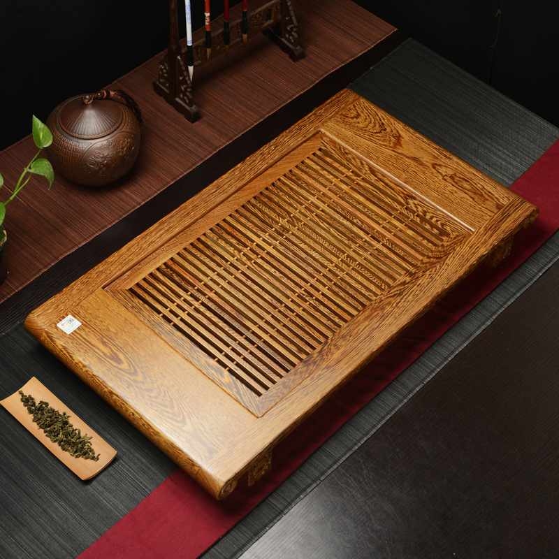 雕匠坊茶盤批發定製 功夫茶具 雞翅木幽蘭茶盤 實木茶盤茶具批發・進口・工廠・代買・代購
