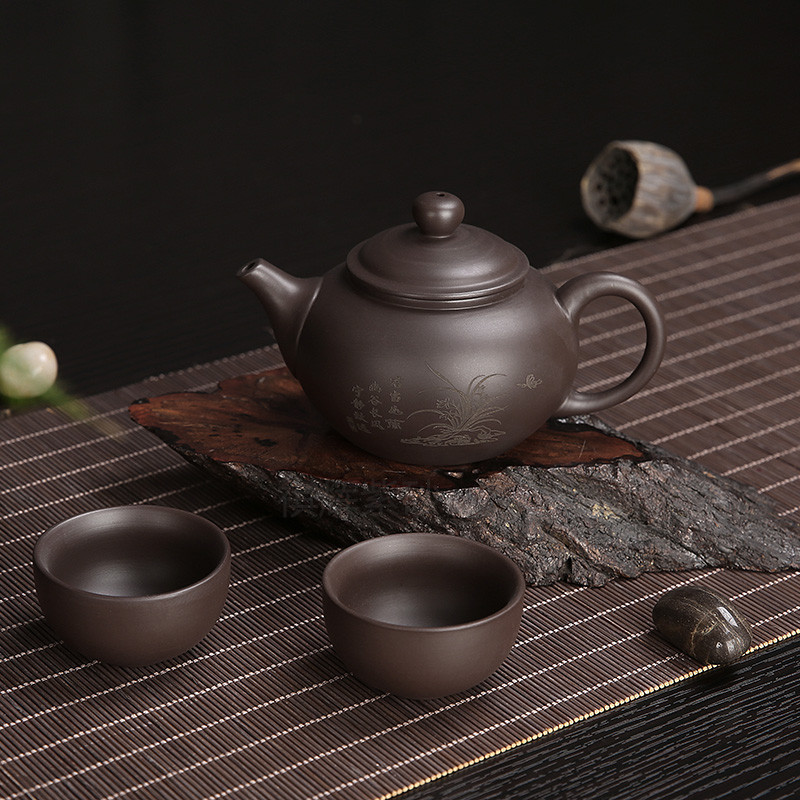 宜興 正品 原礦紫砂壺 茶具 茶壺手工泡茶壺 一壺兩二杯 旅行套裝工廠,批發,進口,代購