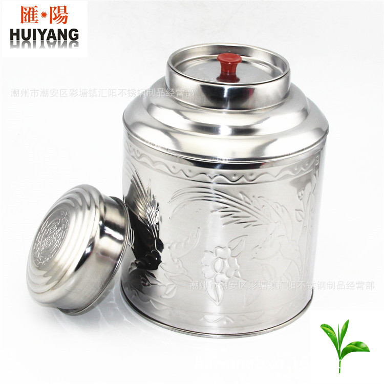 彩塘廠傢直銷亮麗不銹鋼茶葉罐小茶罐茶葉桶藥材密封罐精美實用工廠,批發,進口,代購