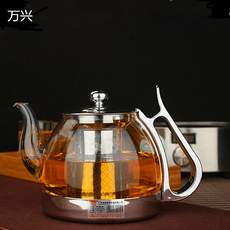 直銷玻璃咖啡壺花茶壺 玻璃泡茶壺耐高溫玻璃壺 耐熱玻璃茶具沖茶批發・進口・工廠・代買・代購