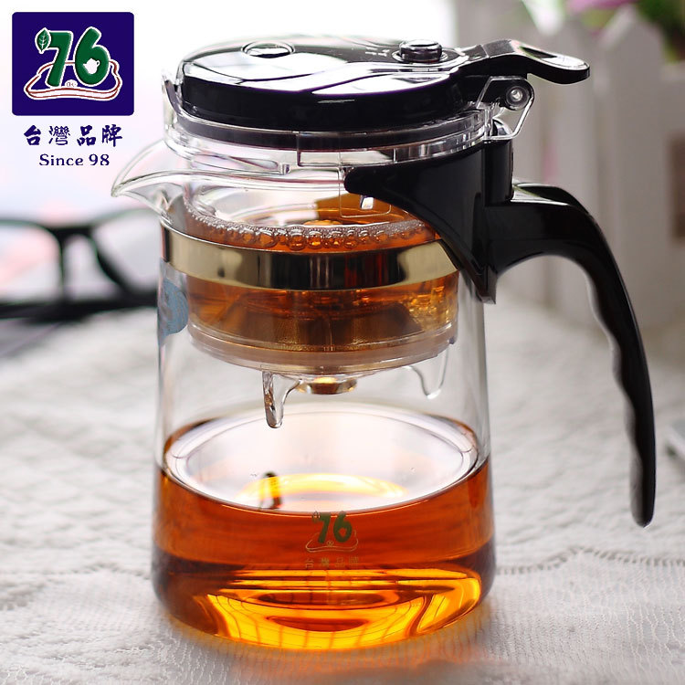 批發正品牌76自動泡茶壺過濾飄逸杯 玻璃紅茶具可拆洗內膽禮品裝批發・進口・工廠・代買・代購