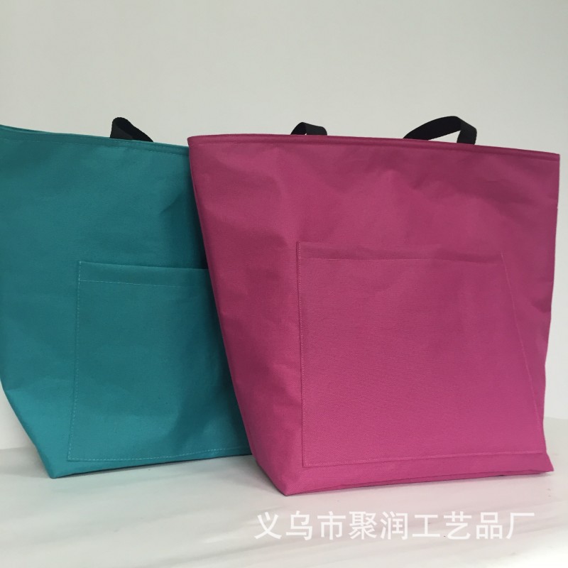 爆款牛津佈手提冰包 覆膜保溫便當包 戶外野餐包單肩包廠傢定製批發・進口・工廠・代買・代購