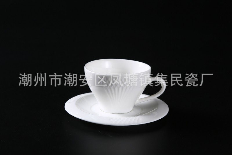 廠傢直銷咖啡杯碟 下午茶具 咖啡具 鉆石紋咖啡杯碟工廠,批發,進口,代購