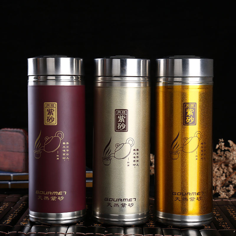 創意新款紫砂杯 促銷禮品杯不銹鋼水杯日用百貨杯水杯定製批發批發・進口・工廠・代買・代購