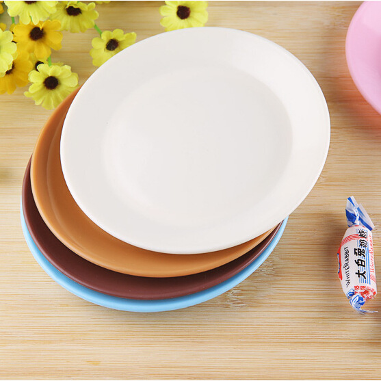 食品級塑料 餐具小碟子 零食瓜子平底小盤子 小吃碟 廠傢直銷多色工廠,批發,進口,代購