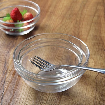 無鉛透明玻璃碗 湯碗 可疊水果沙拉碗 餐具廚房用碗批發・進口・工廠・代買・代購